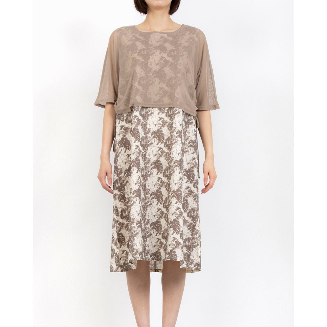 コケットコレクション COKETT COLLECTION 布帛ワンピース （ベージュ） ベージュ