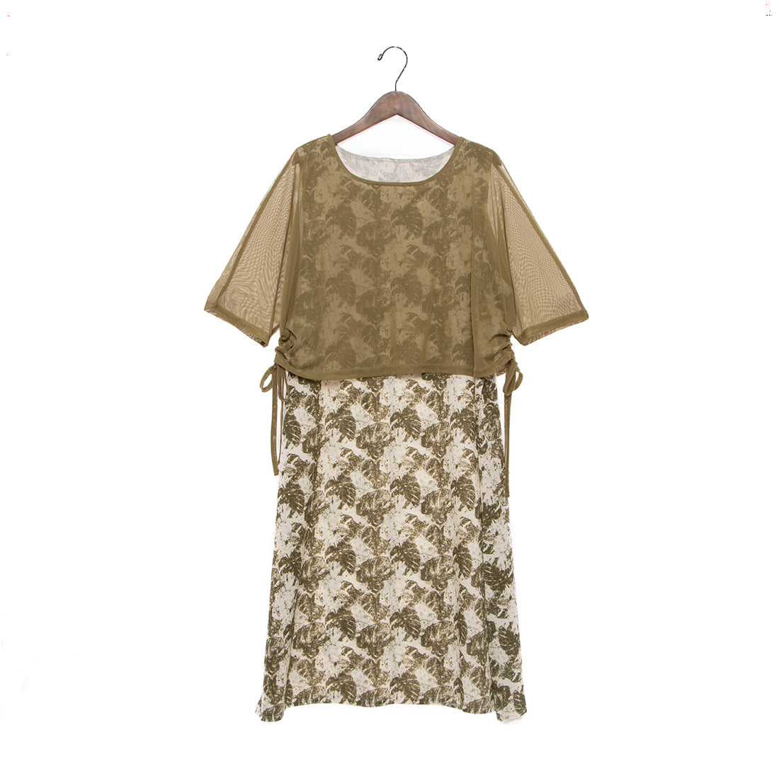 コケットコレクション COKETT COLLECTION 布帛ワンピース （カーキ） カーキ