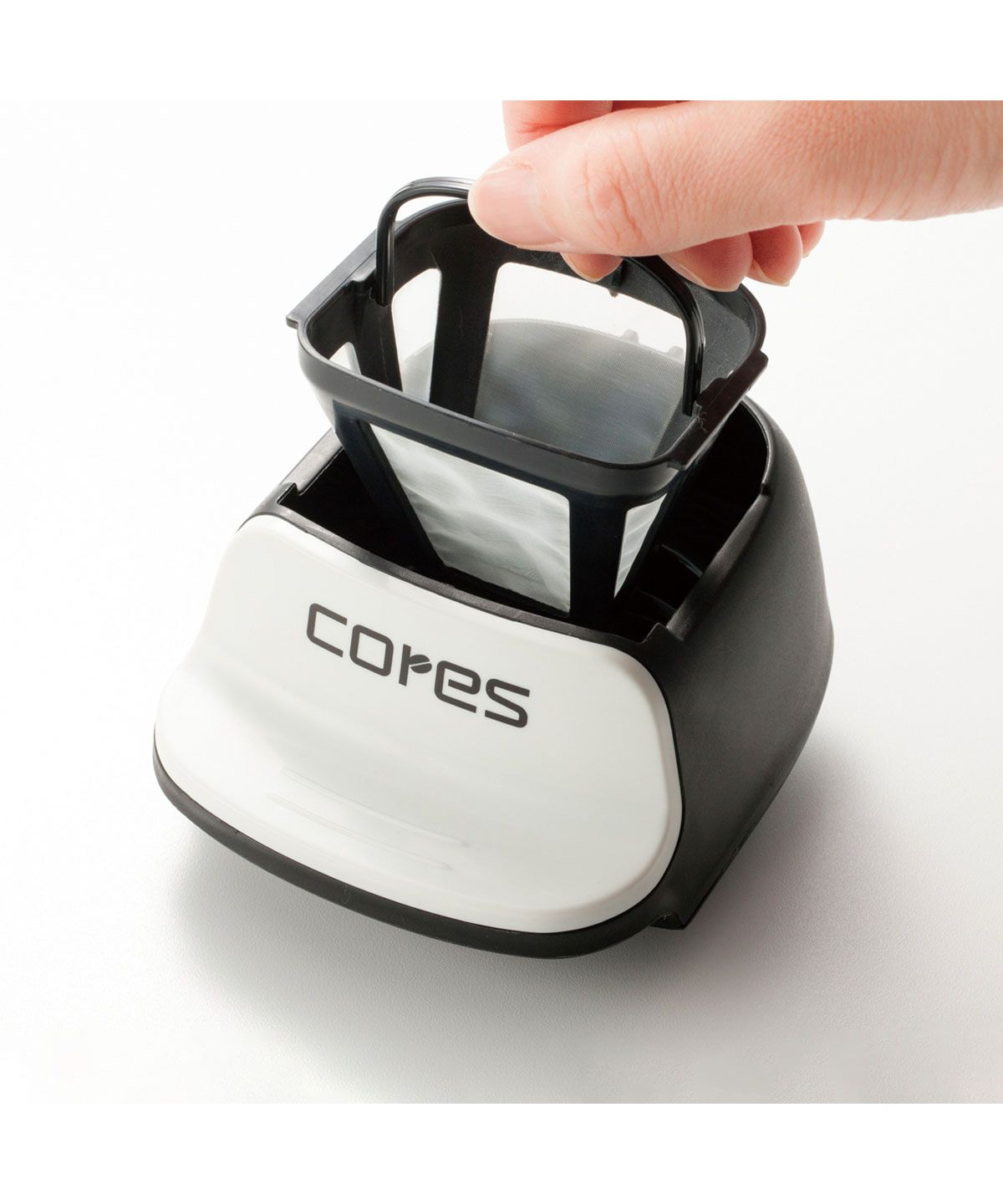 コレス Cores 【日本正規品】コレス コーヒーメーカー Cores 1カップコーヒーメーカー ゴールドフィルター フィルター付き コンパクト オートオフ機能 C312WH （ホワイト） ホワイト
