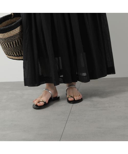 コルソローマ ノーヴェ CORSO ROMA 9 CORSO ROMA 9 サンダル 400-A レザー フラット （NERO-ARGENTO/シルバー） NERO-ARGENTO/シルバー