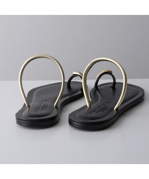 コルソローマ ノーヴェ CORSO ROMA 9 CORSO ROMA 9 サンダル 400-A レザー フラット （NERO-ARGENTO/シルバー） NERO-ARGENTO/シルバー