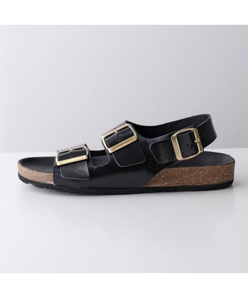 コルソローマ ノーヴェ CORSO ROMA 9 CORSO ROMA 9 サンダル 908 ストラップ フラット （ABRASIVATO-NERO/ブラック） ABRASIVATO-NERO/ブラック