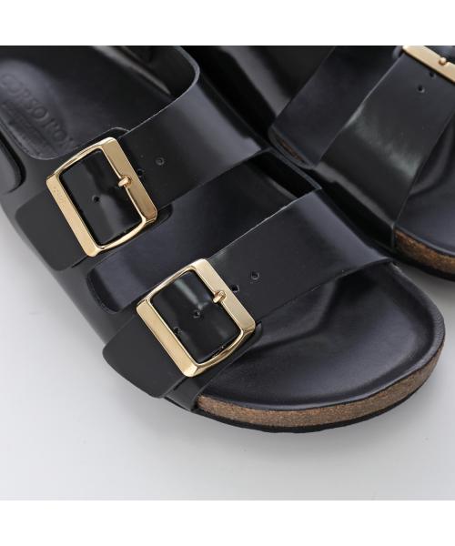 コルソローマ ノーヴェ CORSO ROMA 9 CORSO ROMA 9 サンダル 908 ストラップ フラット （ABRASIVATO-NERO/ブラック） ABRASIVATO-NERO/ブラック