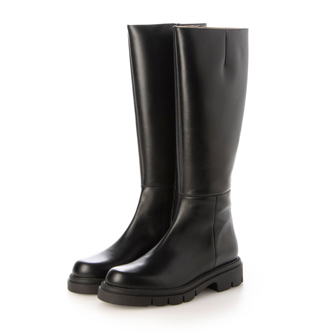 Corso Roma 9 Round Toe Track Sole Long Boots