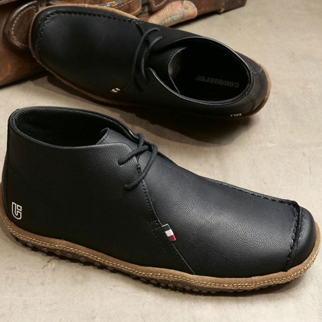 コンカラー conqueror LUCAS WATER-TEX BLACK [24FW-RT03]