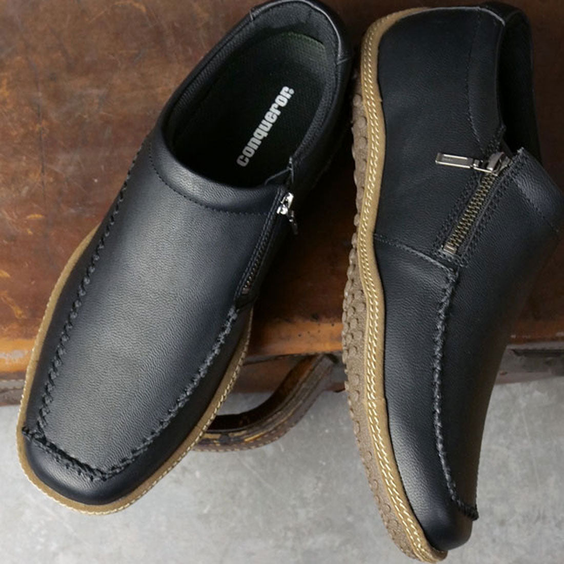 コンカラー conqueror shoes MOANA WATER-TEX BLACK [25SS-MA02 SS25]