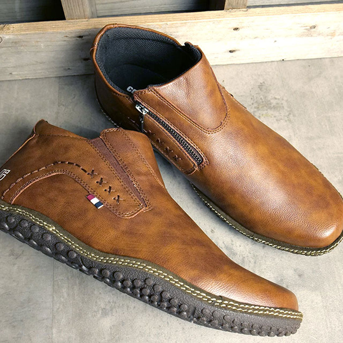 コンカラー conqueror FOGGY WATER-TEX BROWN [22FW-FG01]