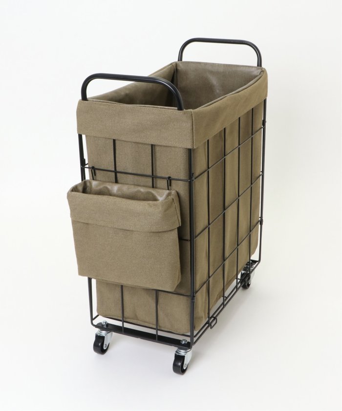 トウキョウデザインチャンネル バイヤーズセレクト TOKYO DESIGN CHANNEL BUYERS SELECT ランドリーバスケットポケツキ38L （Dkグリーン） Dkグリーン