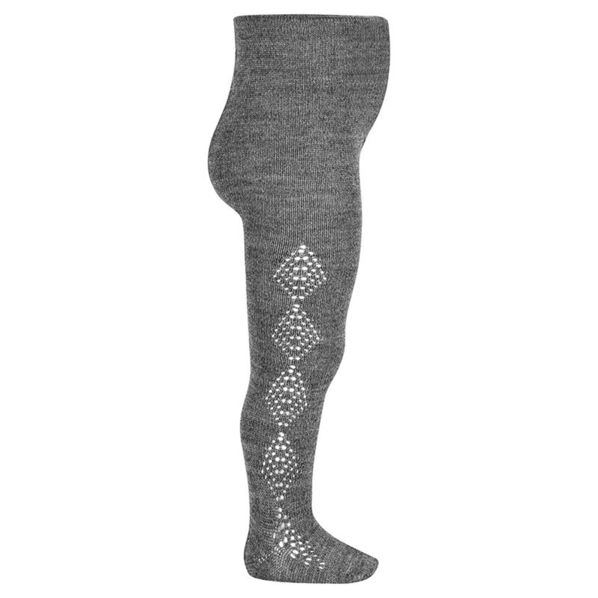 Condor tights for children Merino wool-blend tights diamond 6 months to 2 years