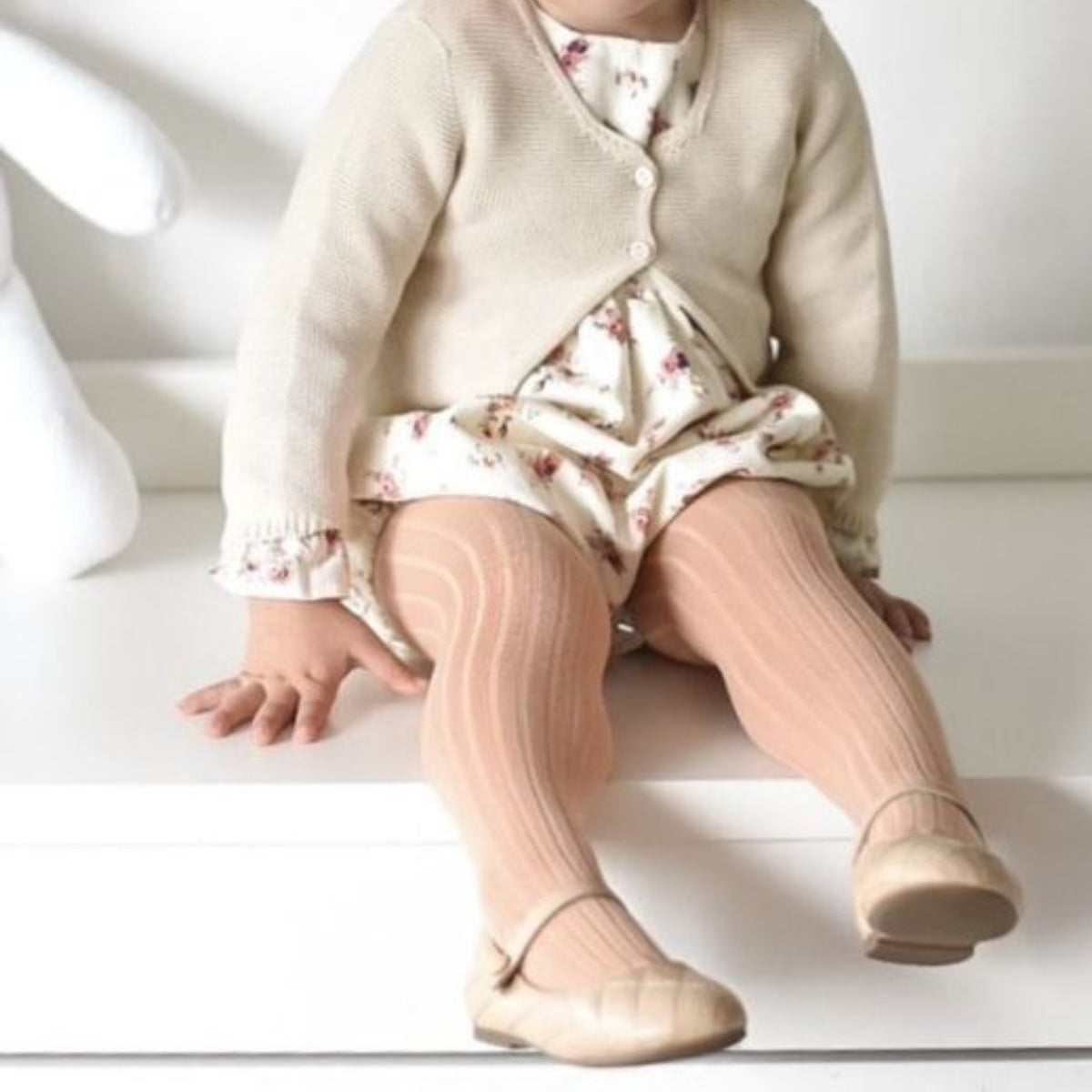 コンドル condor タイツ 子供 6ヶ月～2歳 Basic rib tights カラー2