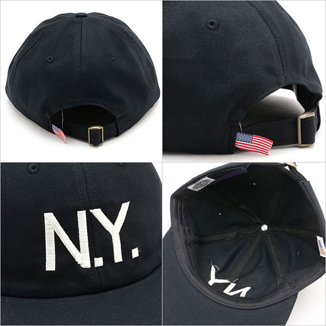 Cooperstown Ball Cap COOPERSTOWN BALLCAP NEW YORK BLACK [NYA10 SS25]