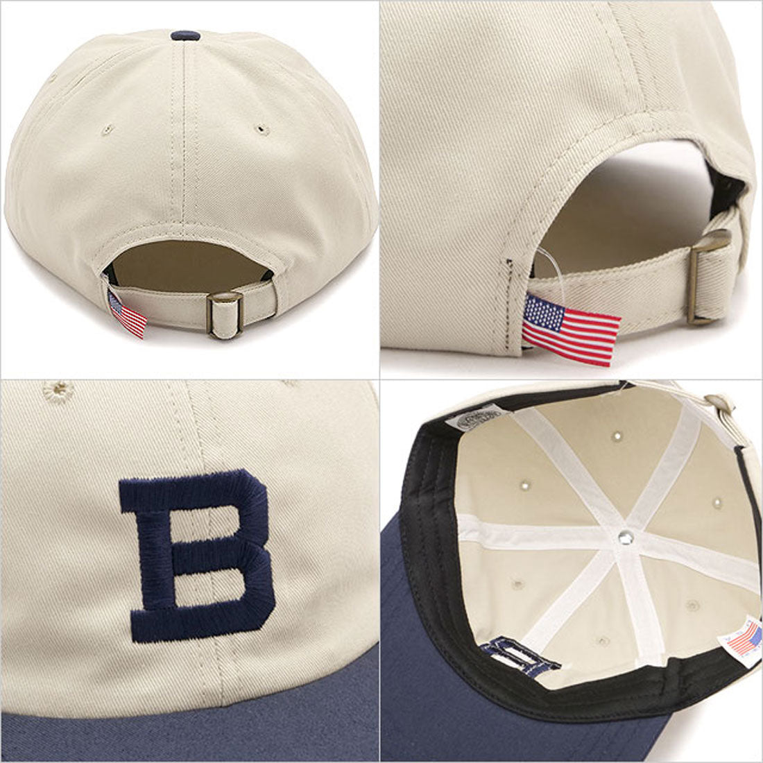 クーパーズタウンボールキャップ  COOPERSTOWN BALL CAP COOPERSTOWN BALLCAP BIRMINGHAM BARONS 1952 STONE/NAVY [BIRC52 SS25] （STONE/NAVY） STONE/NAVY