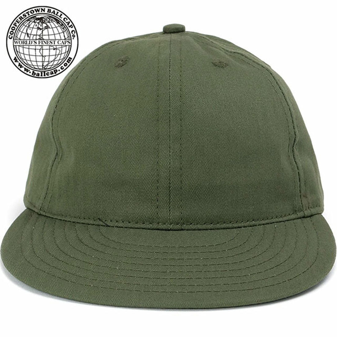 クーパーズタウンボールキャップ  COOPERSTOWN BALL CAP SOLID HBT CAP OLIVE （OLIVE） OLIVE