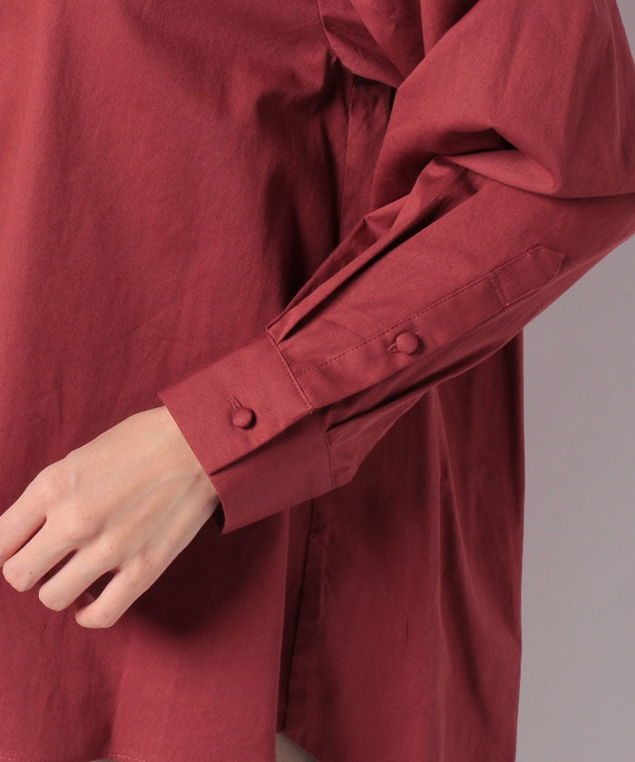 COEL Box Stack Irregular Hem Shirt