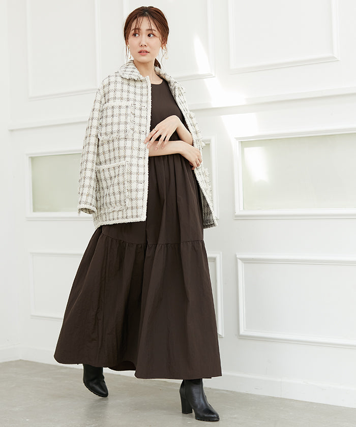 COEL 【Collaboration Item with Aya Kaneko】 COEL×AYA 2WAY Gathered Dress
