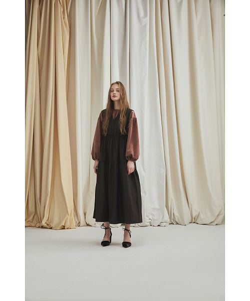 COEL 【Collaboration Item with Aya Kaneko】 COEL×AYA 2WAY Gathered Dress