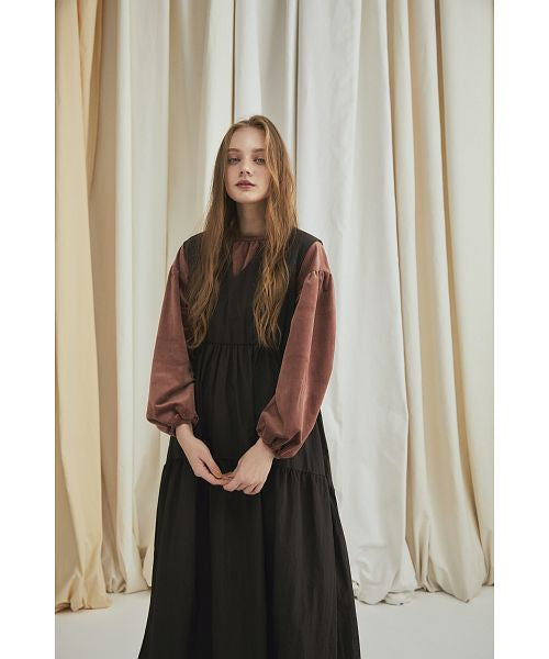 COEL 【Collaboration Item with Aya Kaneko】 COEL×AYA 2WAY Gathered Dress