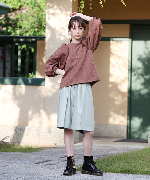 コエル COEL 幾何學圖案提花襯衫