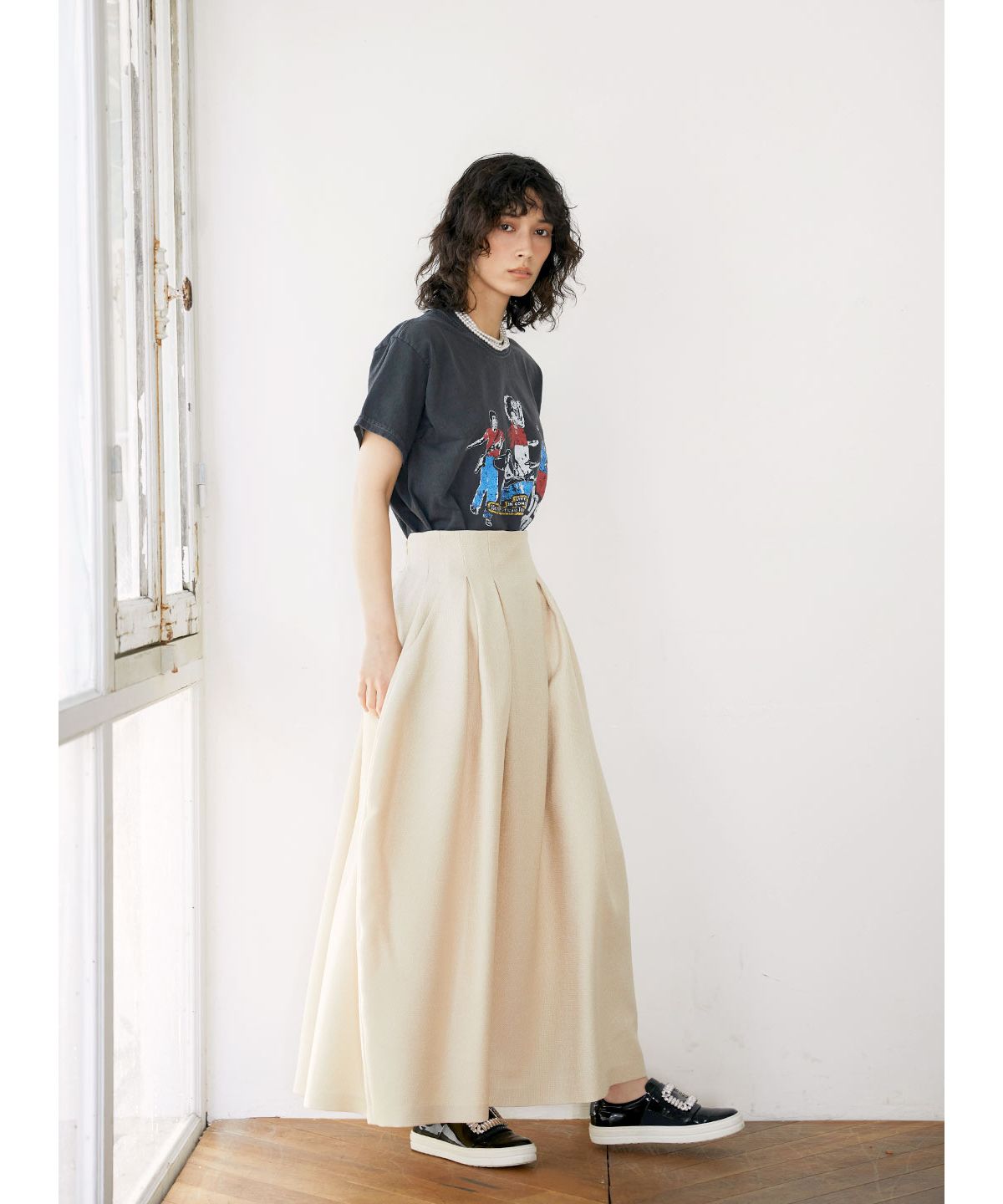 COEL 【Set-up Compatible Product】Basket Curve Skirt