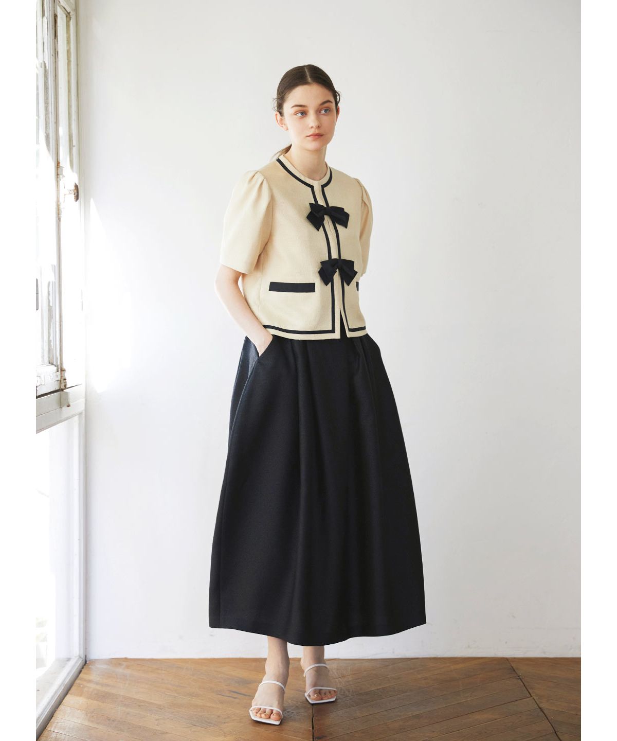 COEL 【Set-up Compatible Product】Basket Curve Skirt