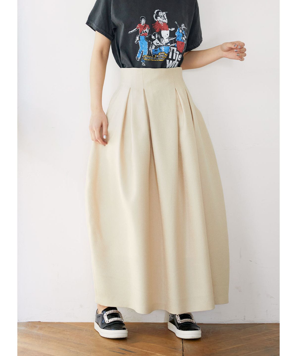 COEL 【Set-up Compatible Product】Basket Curve Skirt