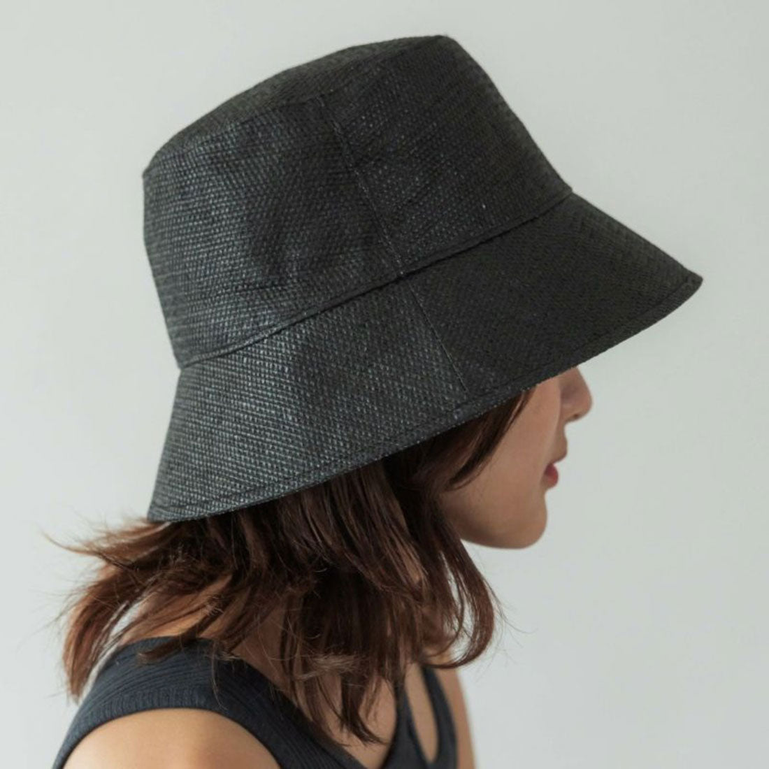 コントロールフリーク CONTROL FREAK CONTROL FREAK PAPER BUCKET HAT（コントロールフリーク 雑材バケットハット） （ブラック） ブラック
