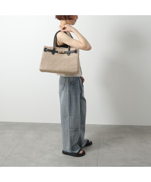 COTTO かごバッグ CBK22-SS32R スクエア （NATURAL-BLACK/ベージュ） NATURAL-BLACK/ベージュ