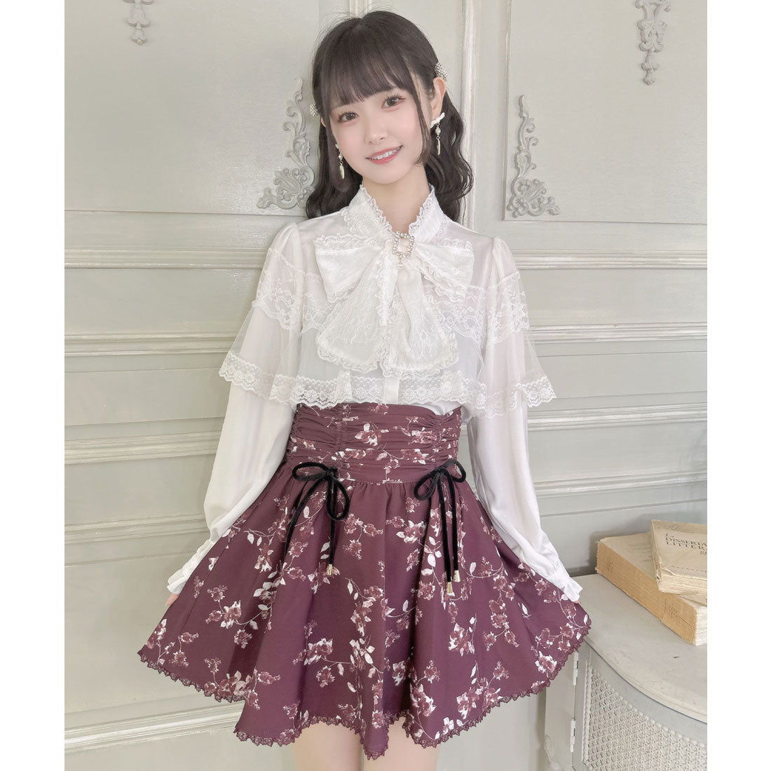 クチュールバイロジータ couture BY ROJITA シャーリングギャザースカショーパン （マルチ） マルチ