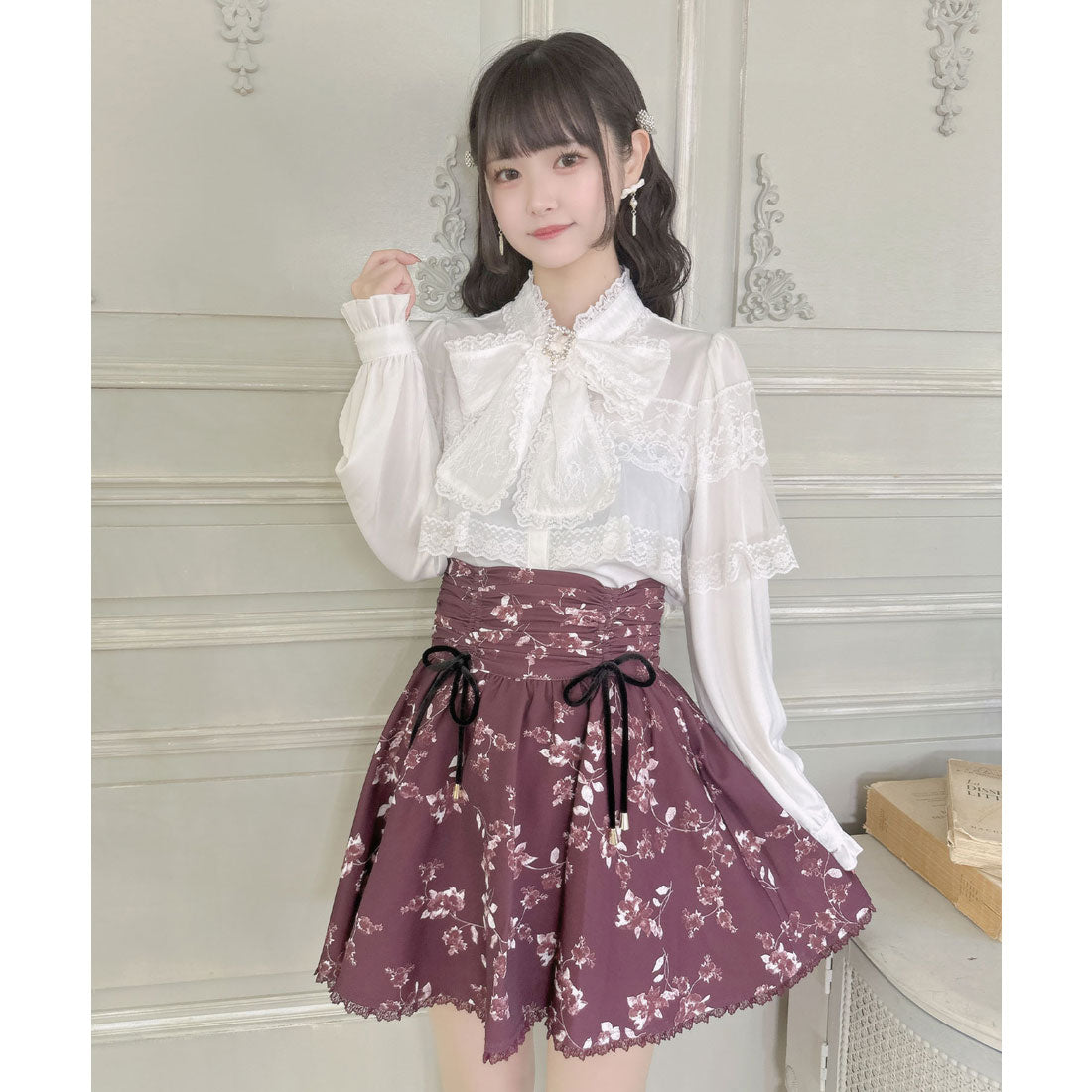 クチュールバイロジータ couture BY ROJITA シャーリングギャザースカショーパン （マルチ） マルチ