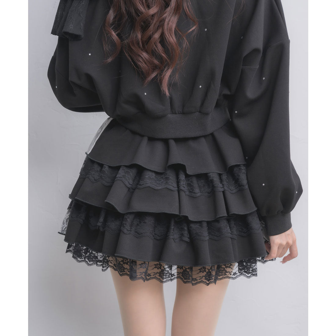 クチュールバイロジータ couture BY ROJITA スウェットティアードミニスカパン （ホワイト） ホワイト