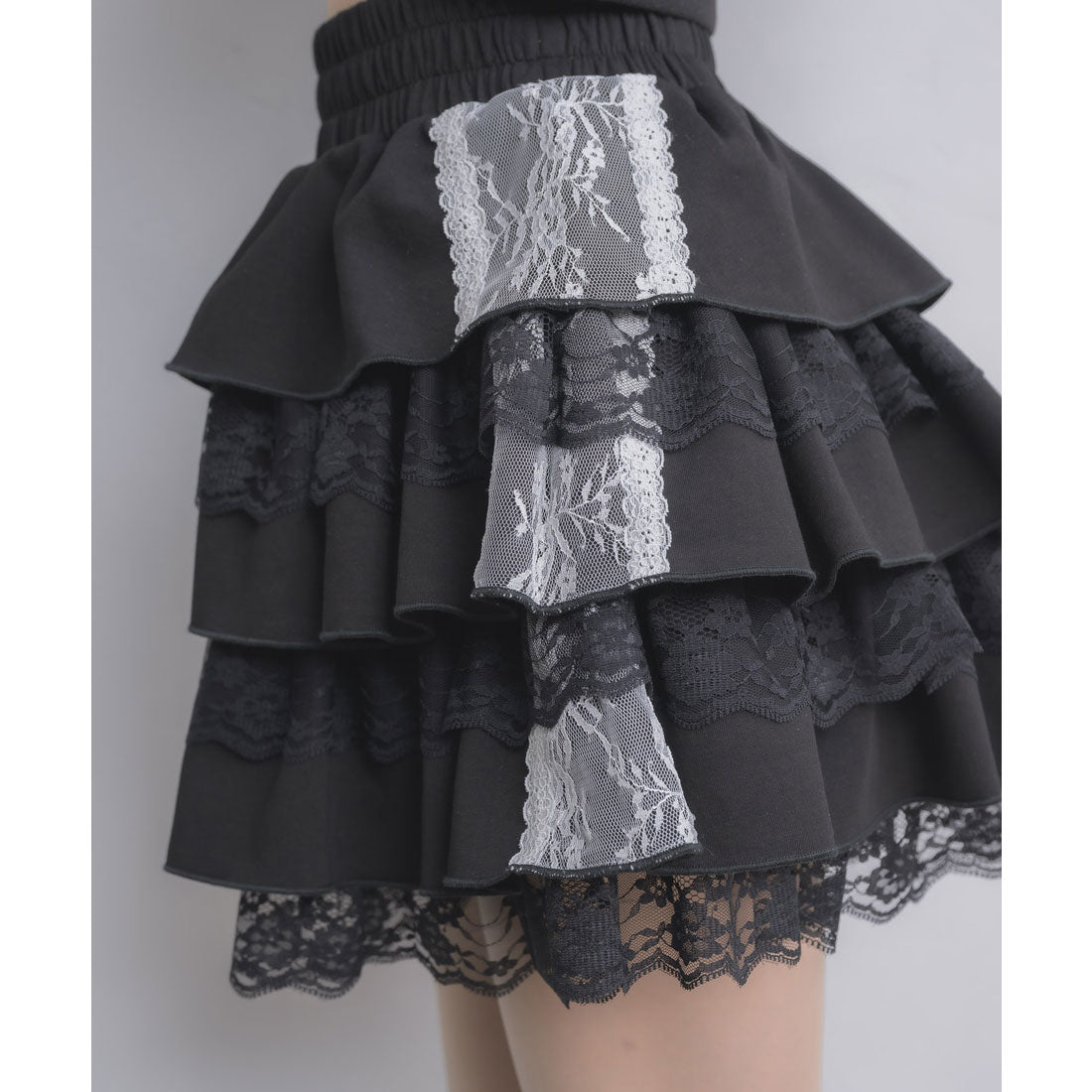 クチュールバイロジータ couture BY ROJITA スウェットティアードミニスカパン （ホワイト） ホワイト