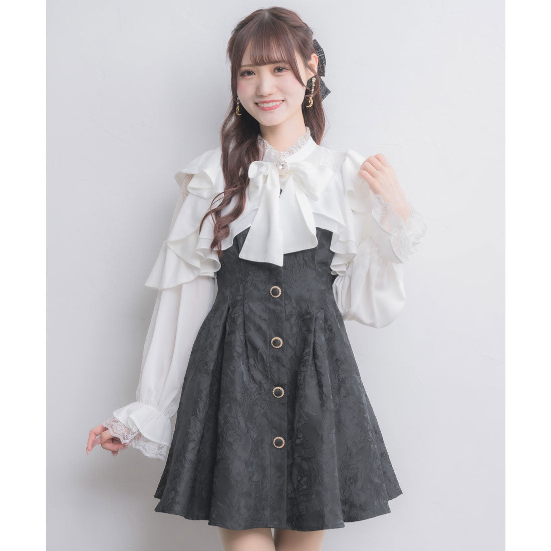 クチュールバイロジータ couture BY ROJITA ラッフルミニワンピース （マルチ） マルチ