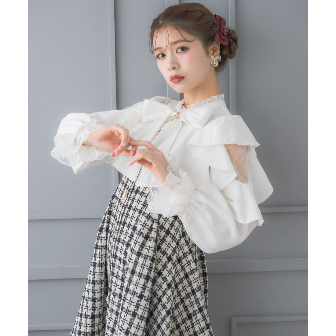 クチュールバイロジータ couture BY ROJITA ラッフルミニワンピース （マルチ） マルチ