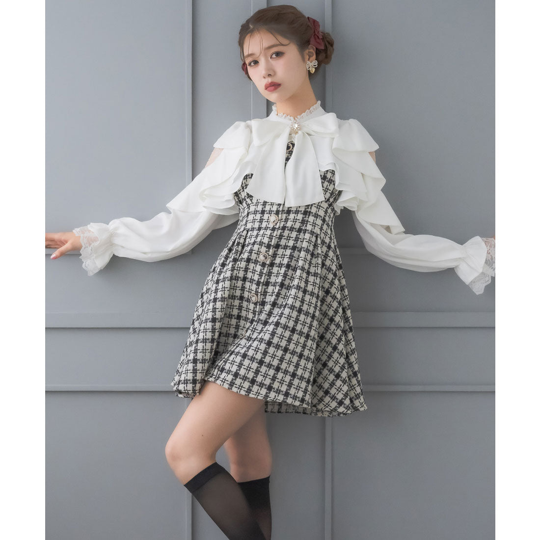 クチュールバイロジータ couture BY ROJITA ラッフルミニワンピース （マルチ） マルチ