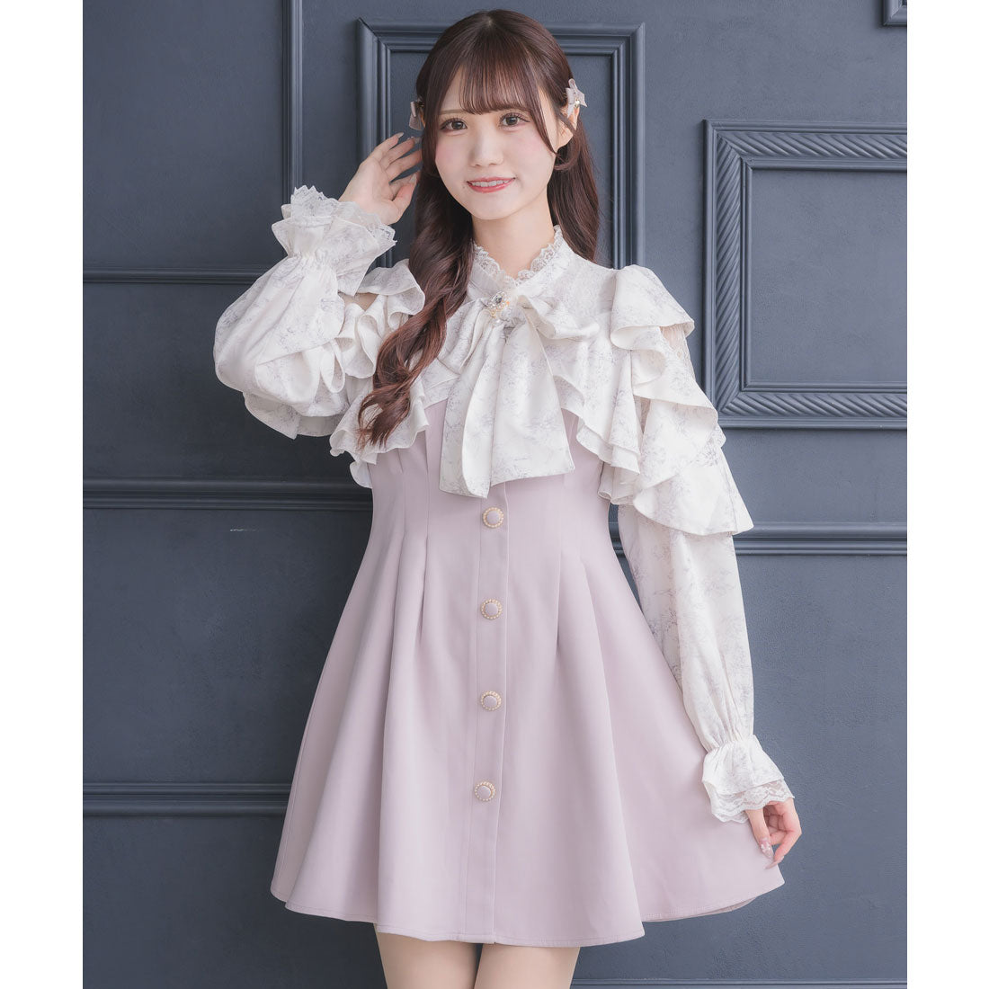 クチュールバイロジータ couture BY ROJITA ラッフルミニワンピース （マルチ） マルチ