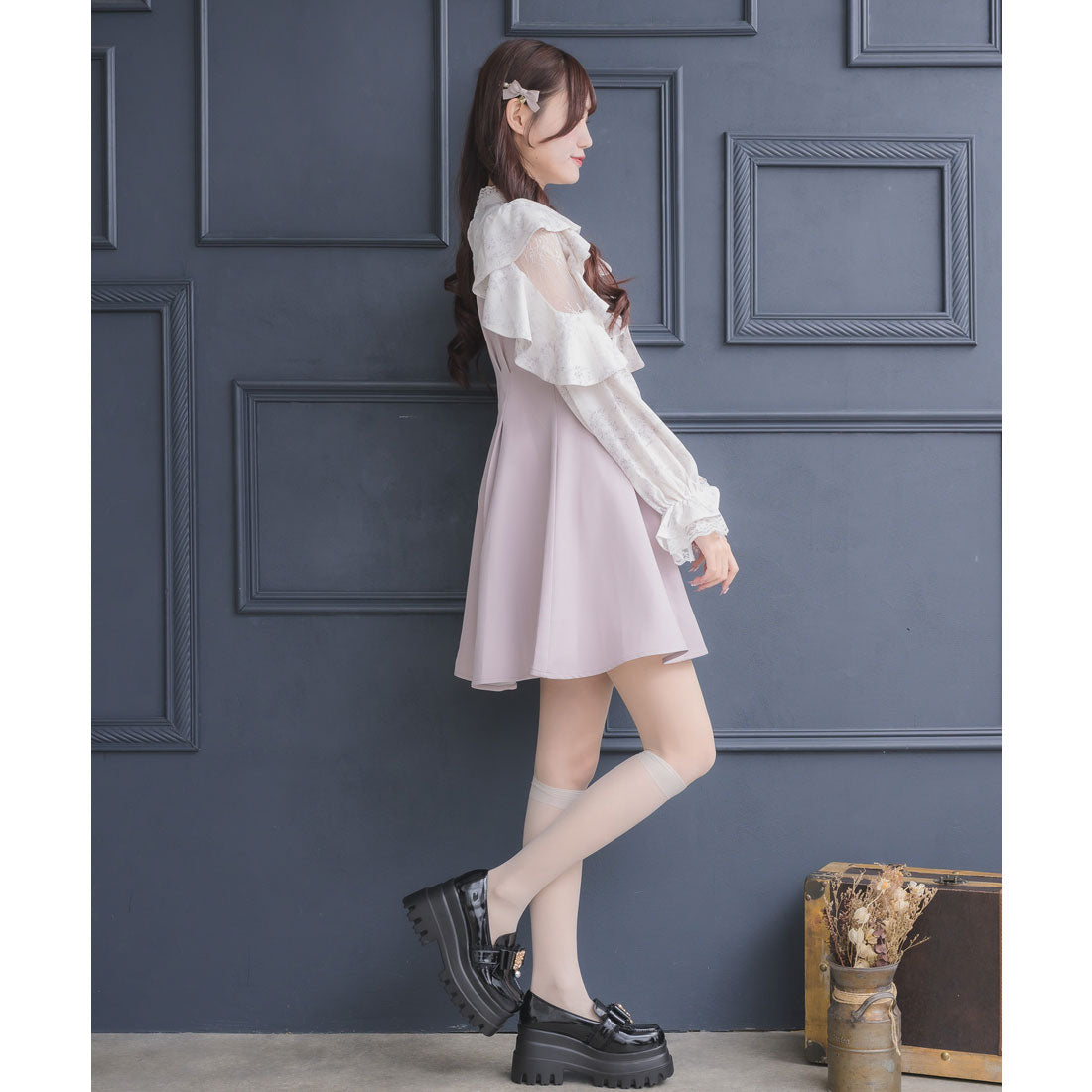 クチュールバイロジータ couture BY ROJITA ラッフルミニワンピース （マルチ） マルチ