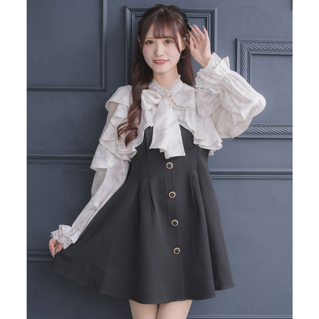 クチュールバイロジータ couture BY ROJITA ラッフルミニワンピース （マルチ） マルチ