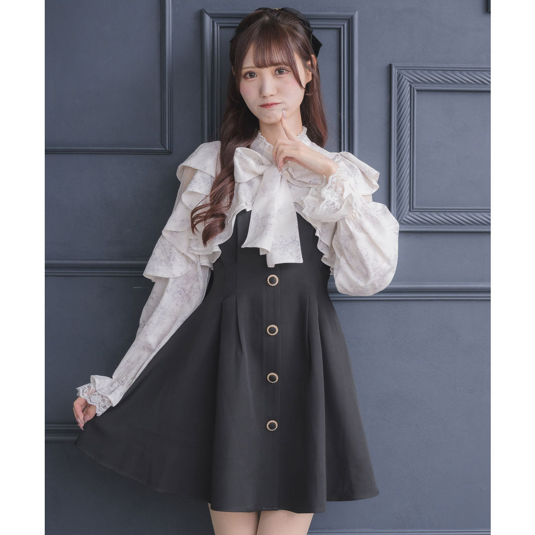 クチュールバイロジータ couture BY ROJITA ラッフルミニワンピース （マルチ） マルチ