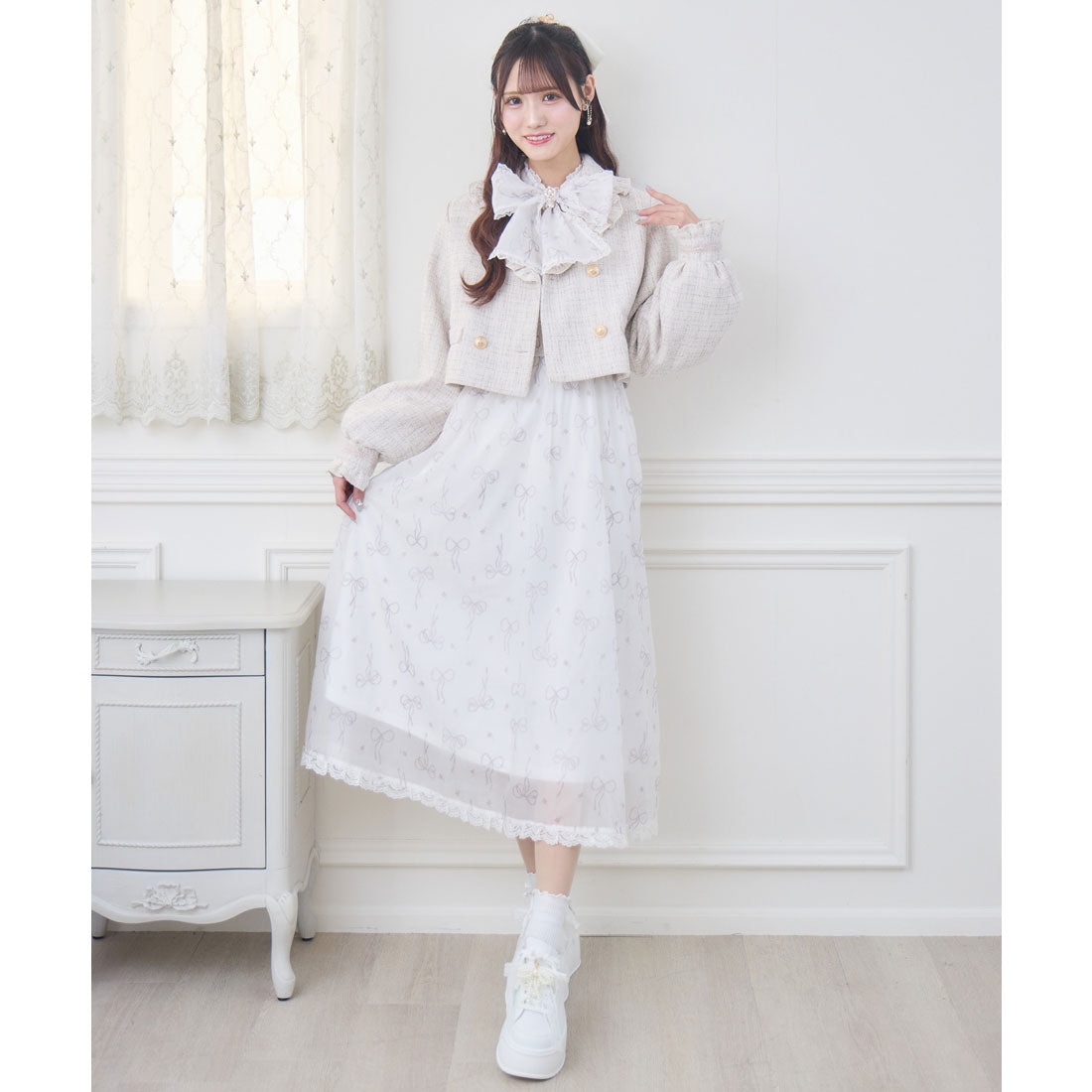 クチュールバイロジータ couture BY ROJITA ツイードジャケット （ベージュ） ベージュ