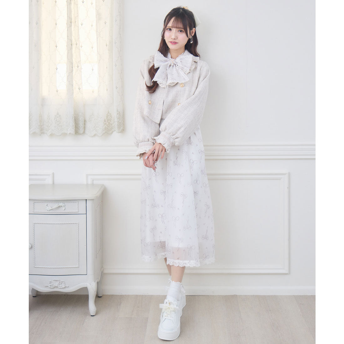 クチュールバイロジータ couture BY ROJITA ツイードジャケット （ベージュ） ベージュ