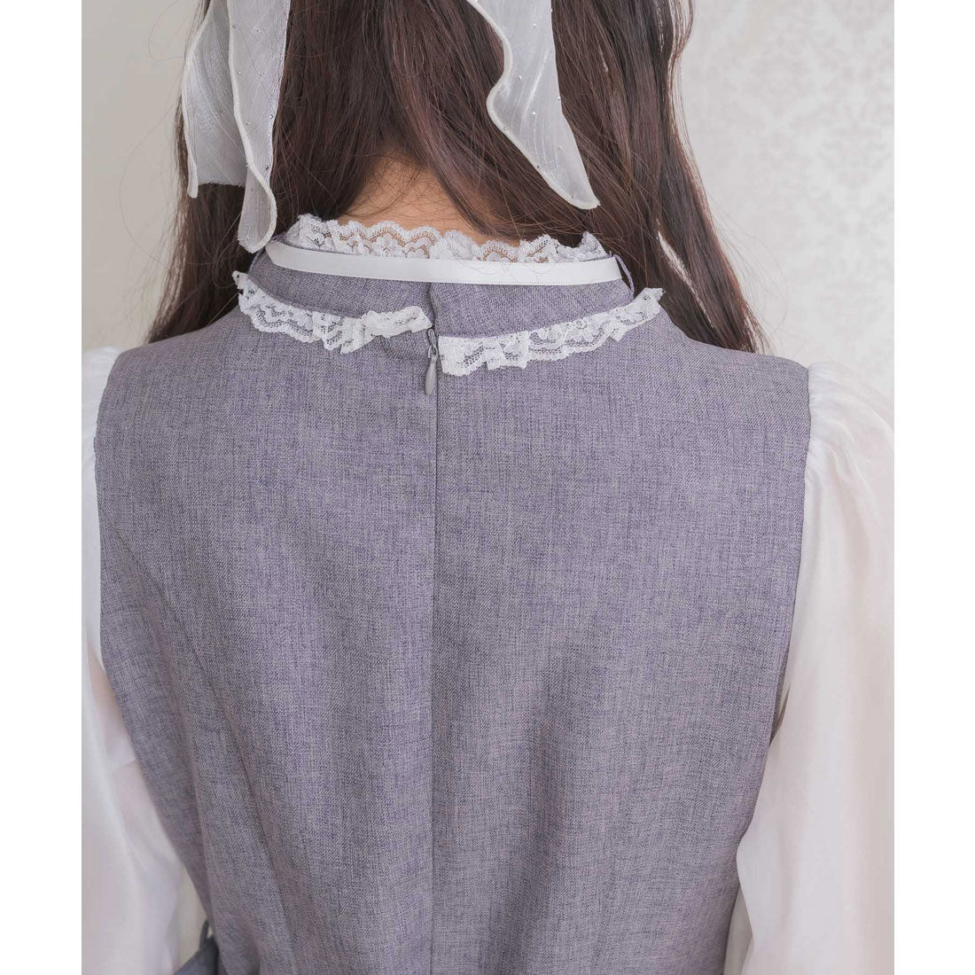 クチュールバイロジータ couture BY ROJITA チョーカーリボンプリーツデザインワンピース （ブラック） ブラック