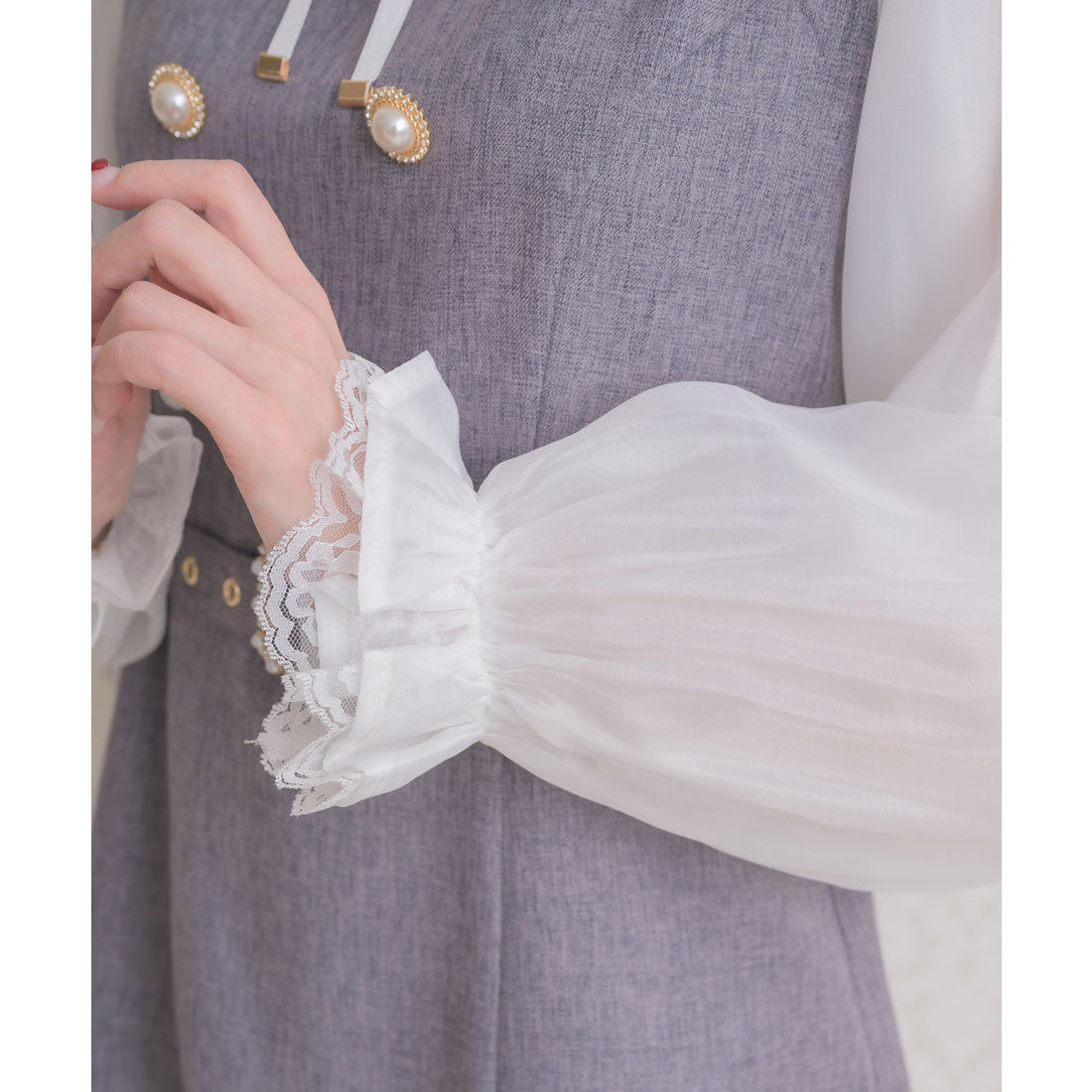 クチュールバイロジータ couture BY ROJITA チョーカーリボンプリーツデザインワンピース （ブラック） ブラック