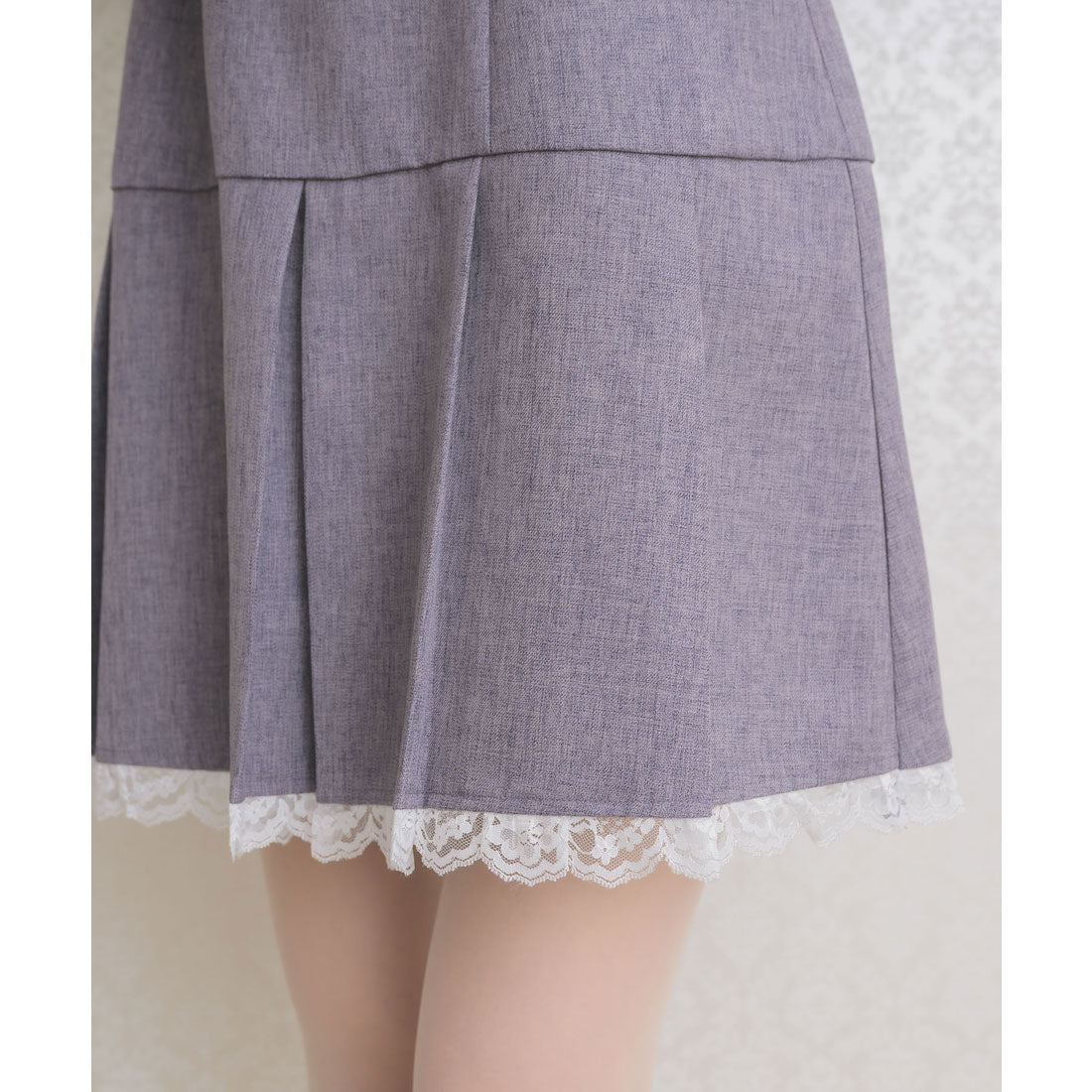 クチュールバイロジータ couture BY ROJITA チョーカーリボンプリーツデザインワンピース （ブラック） ブラック