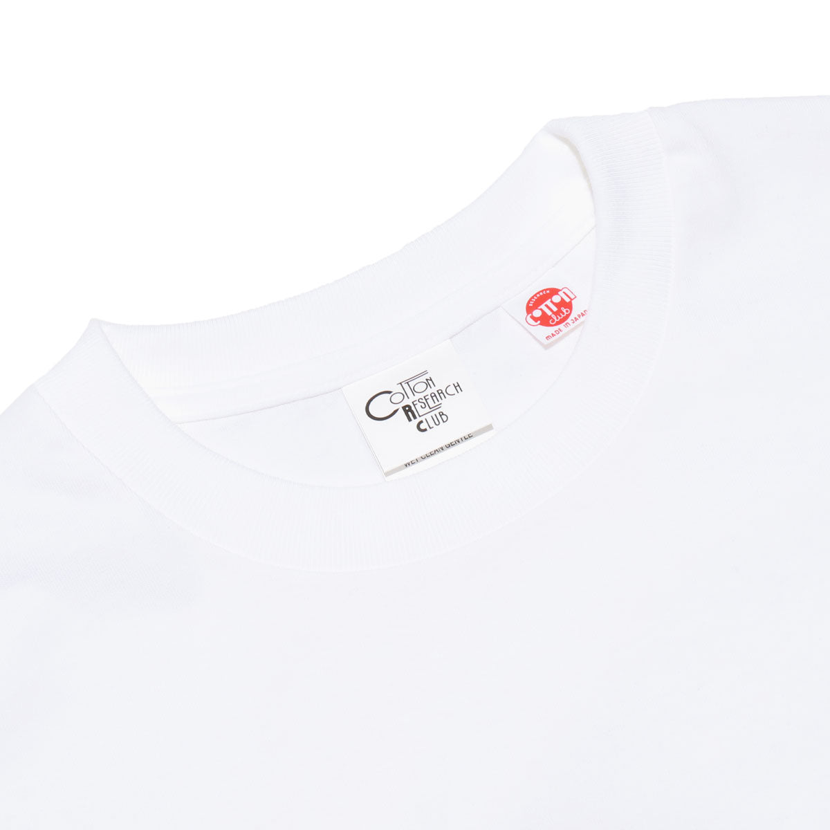 コットンリサーチクラブ COTTON RESEARCH CLUB S/S TUBULAR T-SHIRT （WHITE） WHITE