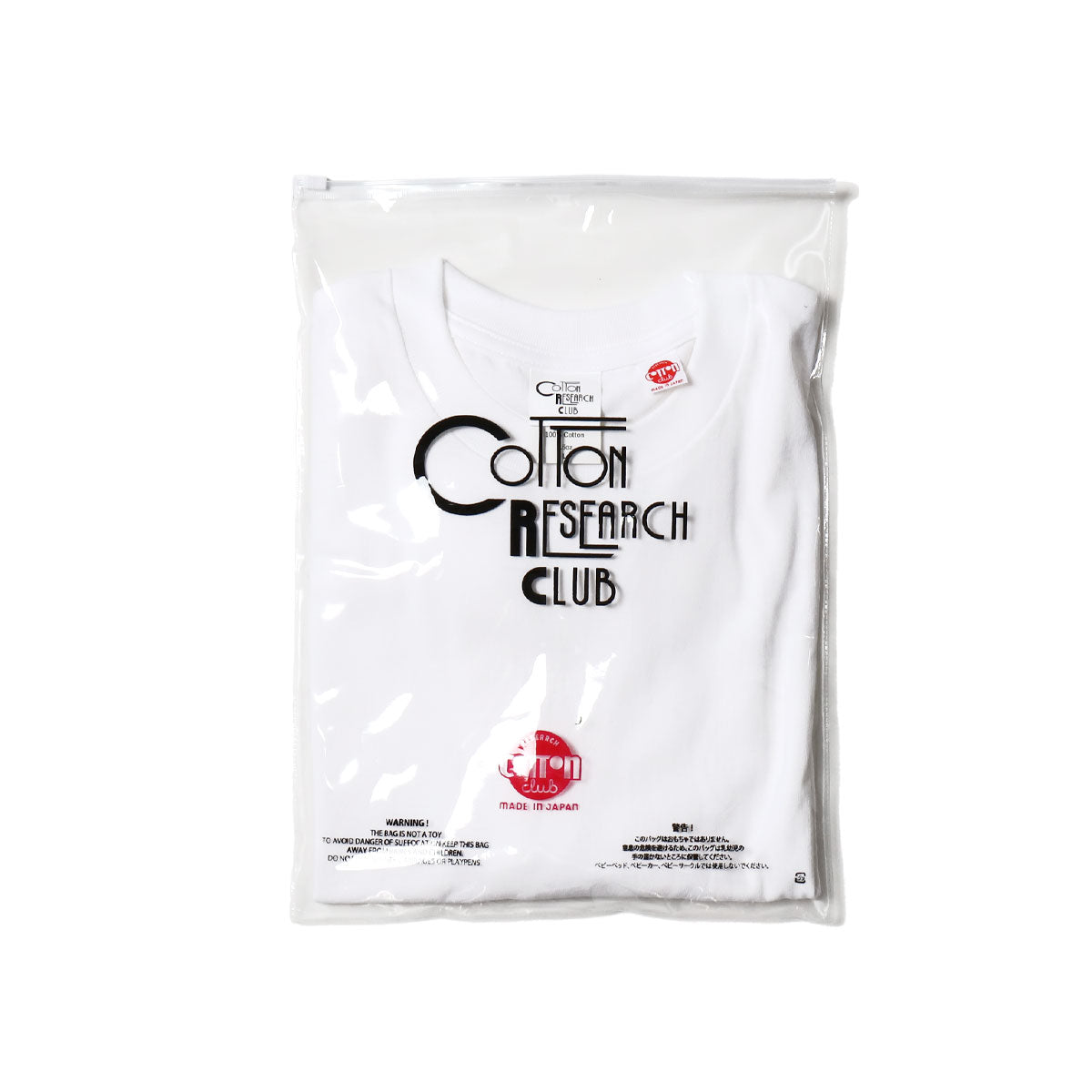 コットンリサーチクラブ COTTON RESEARCH CLUB S/S TUBULAR T-SHIRT （WHITE） WHITE