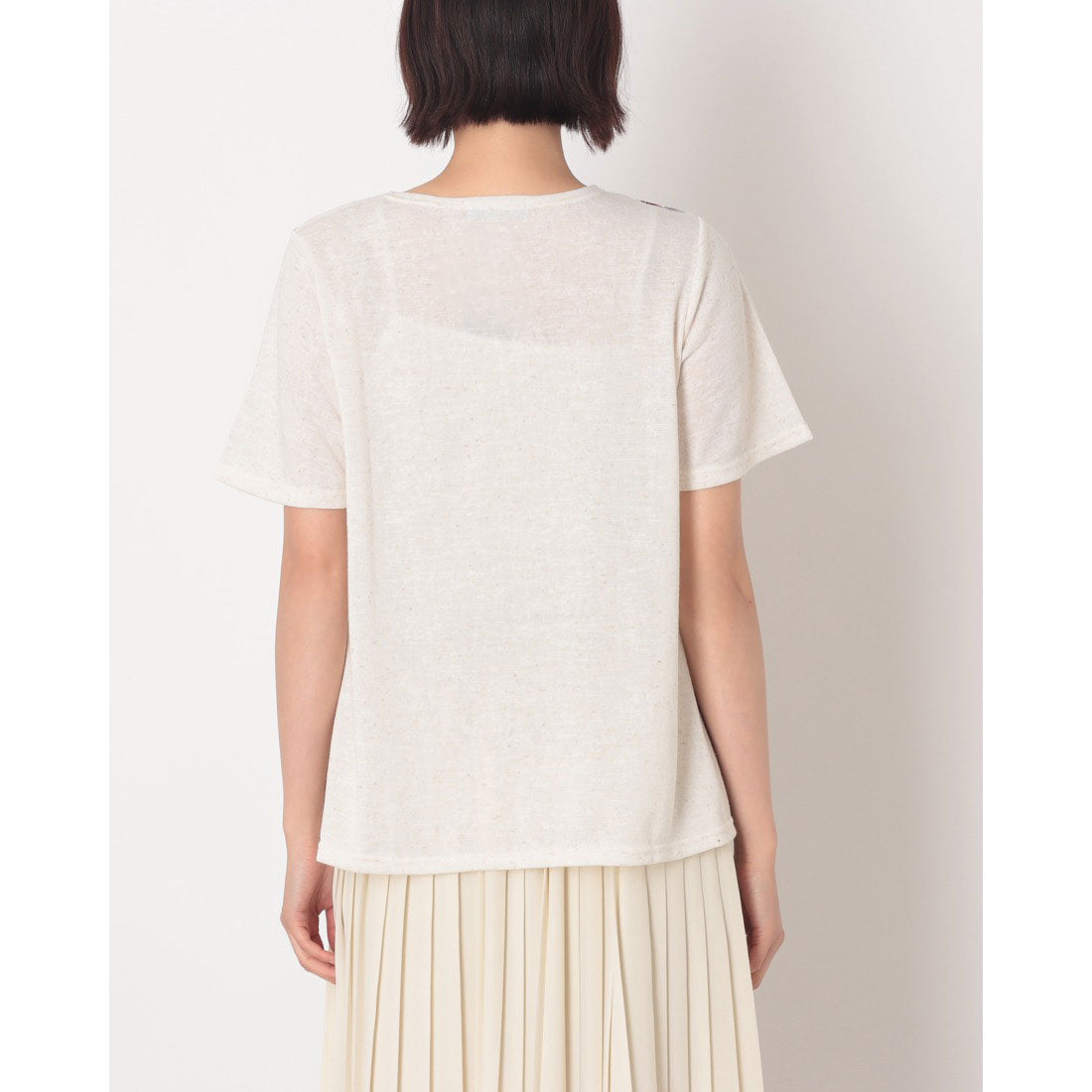 コットンブルー COTTON BLUE 切替えプリントプルオーバー （赤） 赤