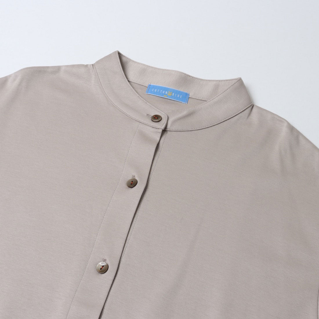コットンブルー COTTON BLUE カットソーロングシャツ （ベージュ） ベージュ