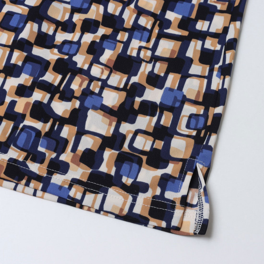 コットンブルー COTTON BLUE ギャザー入りハイネックプルオーバー （パープル） パープル