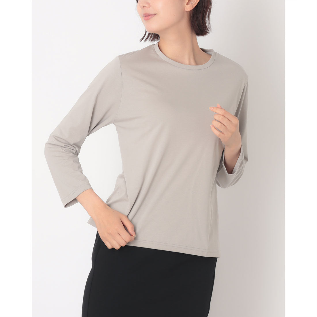 コットンブルー COTTON BLUE クルーネックプルオーバー （グレー） グレー