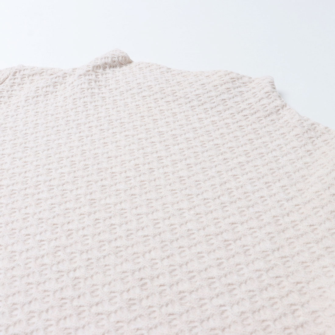 コットンブルー COTTON BLUE ジャカードボトルネックプルオーバー （ベージュ） ベージュ